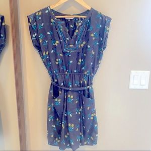 Rebecca Taylor • Floral Dress • size 2 • Navy